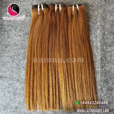 Extensions de cheveux humains bon marché de 14 pouces doubles droites