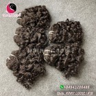 8 polegadas curly weave cabelo extensões - duplo desenhado