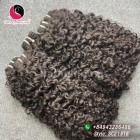 14 polegadas barato curly cabelo humano tecer - duplo desenhado