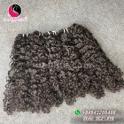 14 inch Cheap Curly Human Hair Weave – Double Drawn