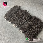 Extensiones rizadas de la armadura del pelo humano de 16 pulgadas - dibujado doble