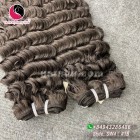 18 pulgadas de pelo rizado tejido - extensiones de cabello vietnam doble dibujado