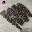 28 inch Long Curly Hair Weave Extensions - Double Drawn