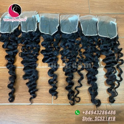 Extensiones rizadas de la armadura del pelo humano de 32 pulgadas - dibujado doble