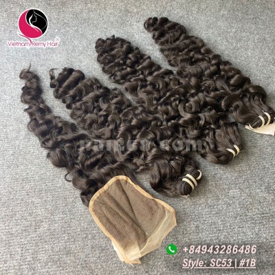 24 polegadas solto cabelo encaracolado encaracolado - duplo desenhado