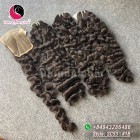 26 polegadas weave folgado do cabelo encaracolado - dobro desenhado