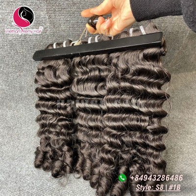 16 polegadas weave de cabelo frouxo solto - único desenhado