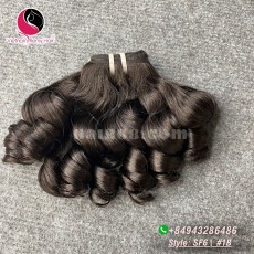 10 polegadas ondulado tecer cabelo humano - vapor ondulado