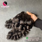 10 polegadas ondulado tecer cabelo humano - vapor ondulado