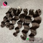 24 inch Wavy Human Weave Hair - Steam Wavy