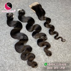 28 inch Wavy Weave Human Hair - Steam Wavy