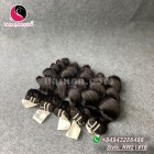 Tissu de cheveux humain ondulé de 18 pouces - ondulé naturel