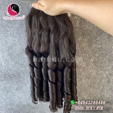 Extensões de cabelo ondulado de 24 polegadas - ondulado natural