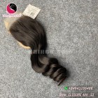 12 inches Middle Part Wavy Lace Closure 4x4