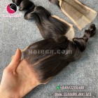 14 inches Middle Part Wavy Lace Closure 4x4