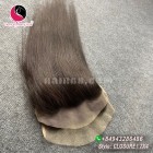 Parte livre lace encerramento 7x4 18 polegadas vietnamita cabelo liso