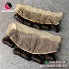 14 polegadas vietnamita cabelo ondulado parte livre lace frontal