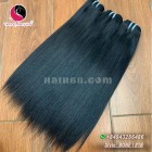 14 polegadas de cabelo humano natural weave-única reta