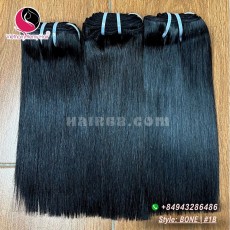 8 polegadas bom weave cabelo extensões - duplo reto