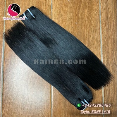 14 polegadas virgem virgem weave cabelo extensões - duplo reto