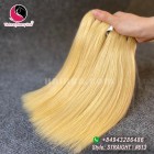 8 polegadas blonde weave cabelo extensões - em linha reta