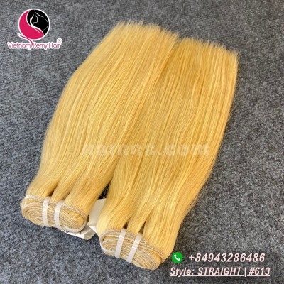 14 inch Cheap Blonde Weave Hair Extensions - Straight