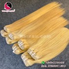 16 polegadas blonde weave cabelo extensões - em linha reta