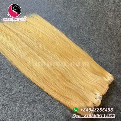 24 polegadas blonde weave cabelo extensões - em linha reta