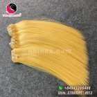 10 polegadas blonde weave cabelo reto cabelo remy