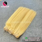 12 polegadas blonde weave cabelo reto cabelo remy