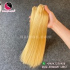 12 pouces blonds tissent les cheveux rectilignes cheveux remy