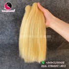 12 pouces blonds tissent les cheveux rectilignes cheveux remy