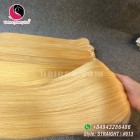 18 pouces de cheveux blonds tissent les cheveux remy droite