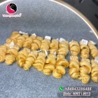 8 pulgadas barato blonde cabello humano tejido - natural ondulado