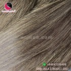 Extensions de cheveux gris de 10 pouces - double droit