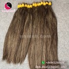 24 polegadas extensões de cabelo cinza escuro - duplo reto