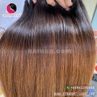 8 polegadas - weave preta ombre extensões de cabelo - single straight