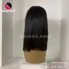 Straight Ponytail  2x4 lace closure wigs 14 inches 180% Density