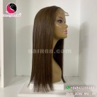 Piano Straight 2x4 lace closure wigs 18 inches 180% Density