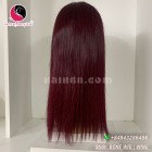 Kinky Straight 2x4 lace closure wigs 22 inches 180% Density