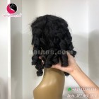 Wavy 2x4 lace closure wigs 14 inches 180% Density