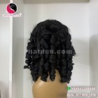 Wavy 2x4 lace closure wigs 14 inches 180% Density