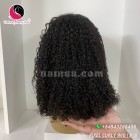 Wavy 2x4 lace closure wigs 18 inches 180% Density