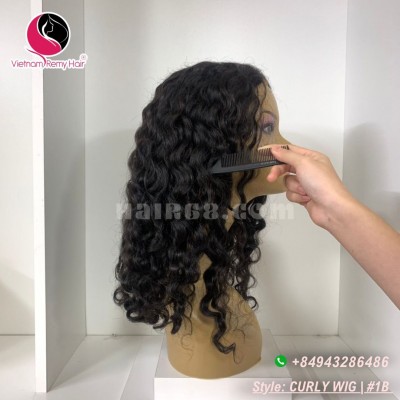 Deep Wavy 2x4 lace closure wigs 22 inches 150% Density