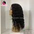 Jerry Curly 2x4 lace closure wigs 18 inches 180% Density