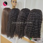 Candy Curly 2x4 lace closure wigs 24 inches 150% Density