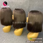 Straight 4x4 Lace Closure Wigs 12inches 130% Density