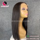 Straight 4x4 lace closure wigs 18 inches 180% Density