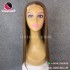 Straight 4x4 lace closure wigs 20 inches 180% Density