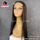 Straight 4x4 lace closure wigs 24 inches 180% Density